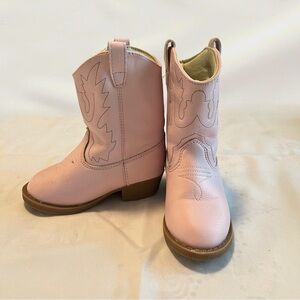 Pink Kids Cowboy Boots